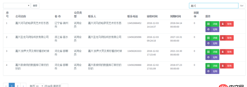 angular.js - AngularJS點擊搜索，實現(xiàn)數(shù)據(jù)變化