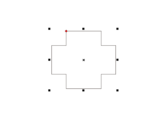 cdr怎么畫(huà)十字架