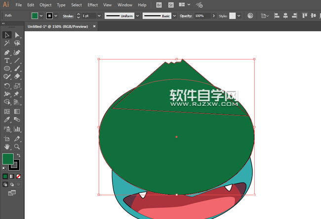 ai妙蛙種子怎么畫(huà)