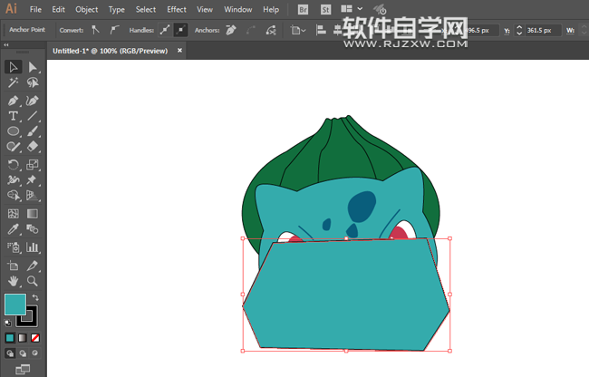 ai妙蛙種子怎么畫(huà)